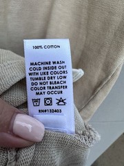 Cotton Citizen Presley Tee Vintage Cashew Sz L NWT Light Weight Jersey Cotton