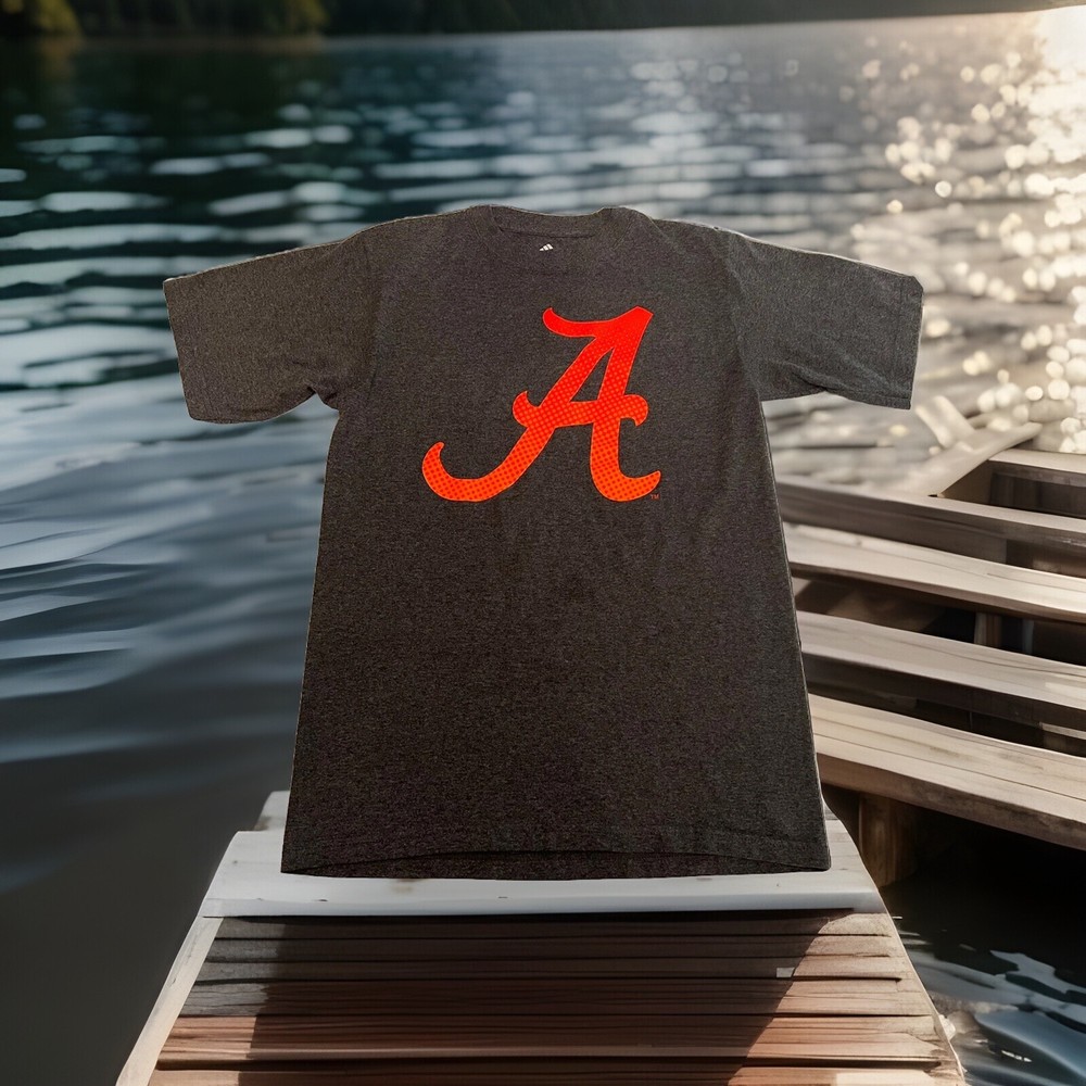 Alabama Crimson Tide Vinyl Team Logo SMALL adidas Big AL Elephant Gray