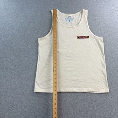Chubbies Tank Top Shirt Mens Small Beige Surf Graphic Sleeveless Windsurf Retro