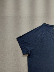 32 Degrees Men T Shirt M Navy Blue Short Sleeve Crew Neck Casual Tee Relaxed