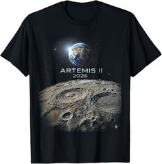 Artemis 2026 American Rocket Launch to The Moon T-Shirt