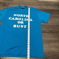 Vintage 80s North Carolina Tar Heels UNC or Bust T-Shirt XL (L) Teejays USA