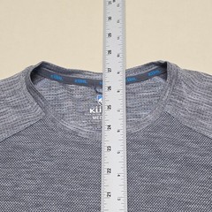 KUHL Mens Gray Textured Knit Performance Short Sleeve T-Shirt Size Medium Sports