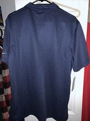 $75 Nike NFL On Field Apparel New England Patriots Polo Blue Mens L LARGE NEW