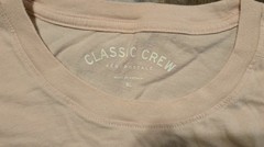 Aéropostale women’s XL Beige Pink Logo Patchwork Crew Neck Short Sleeve T-Shirt