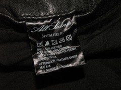 Men’s All Saints AFTERNOON LEATHER SHIRT jacket overshirt XL (ref62) £149.99!!!!