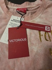 Victorious Los Angeles Follow Your Dreams Dirty Pink & Gold Men’s Large Tee NWT