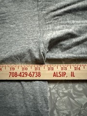 VTG Delta Pro Weight Chicago Blackhawks Logo Gray Cotton Knit LS Tee Men’s L