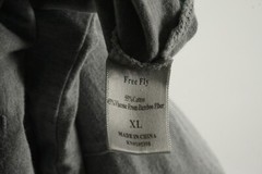 Free Fly Performance Bamboo Men XL Long Sleeve Gray Heather Stretch Crew T-Shirt