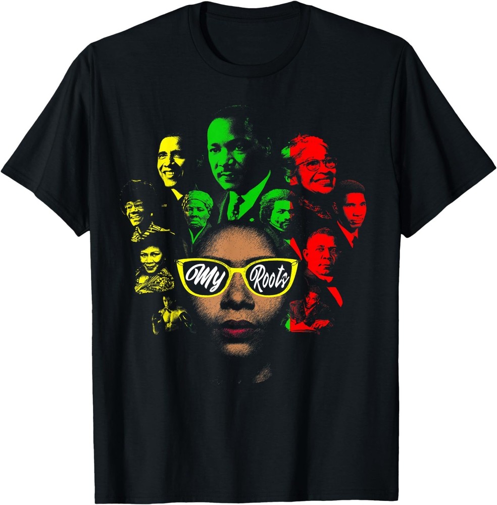 Black History Leaders Collage Famous African American Month UNISEX T-Shirt,
