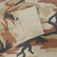 Polo Ralph Lauren Shirt Men XL Green Camo Thermal Waffle Knit Camouflage Hunting