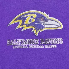 NFL Team Apparel T-Shirt Mens 3XL Purple Black Baltimore Ravens NFL Graphic 2 Pc