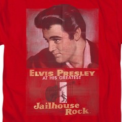 Elvis Presley Jailhouse Rock Poster Licensed Adult Unisex T-Shirt SM-3X