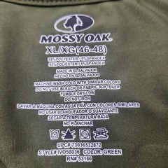 Mossy Oak T-Shirt Men’s Size XLarge Short Sleeve Graphic Crew Neck Green