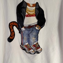Eternity BC/AD graphic cotton short sleeve tshirt size large