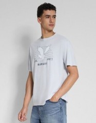 American Eagle Graphic T-shirt Mens M Gray Casual Weekend Retro 1977 Hawaii NWOT