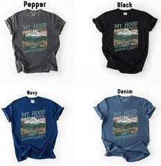 Vintage Mount Hood Shirt Travel Gift Oregon Trip Lover Tee