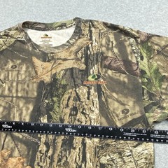 Mossy Oak TShirt Mens Large Break Up Country Camo Outdoor Hunting Distressed