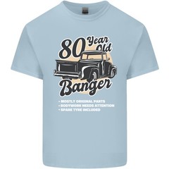 80 Year Old Banger Birthday 80th year Old Mens Light Cotton T-Shirt