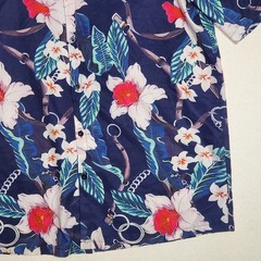 Hawaiian Tropical Shirt Men Summer Casual Beach Button-Down Cruise Holiday Party