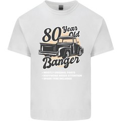 80 Year Old Banger Birthday 80th year Old Mens Light Cotton T-Shirt