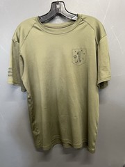 USMC 1st Battalion 1st Marines Unit Short Sleeve Badger Sport Shirt Size Medium