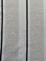 Hollister Mens Small Gray Beige Striped Crewneck 100% Cotton Embroidered Logo
