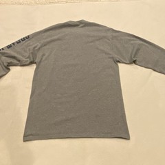 MV Sport Great Wolf Lodge Navy Blue Paw Print Gray Long Sleeve Shirt Size L