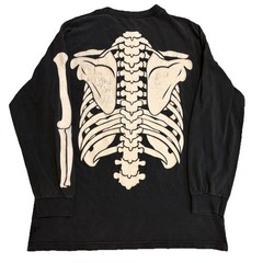 Vintage 1997 Misfits Long Sleeve Shirt Skeleton Punk Band Glow In The Dark VTG