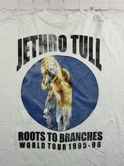 Vintage Jethro Tull Roots To Branches Tour T-Shirt Size XL Band Tee 1996 90s