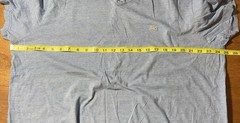 Lacoste Men’s Size 3XL (8) Blue w/ White Alligator Logo S/S V-Neck T-Shirt Tee