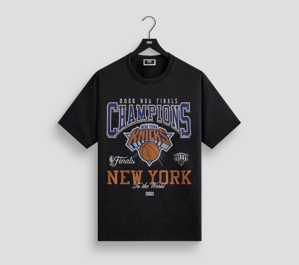 KITH X KNICKS NEW YORK CHAMPIONS 2026 SHIRT SIZE MEDIUM Brand New IN HAND ✅