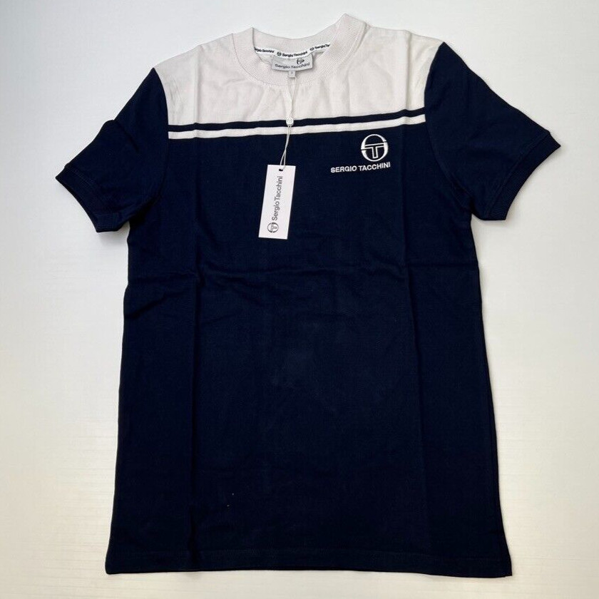 Sergio Tacchini Shirt Men Small Tennis New Young Line Work Party Gym Core Ne