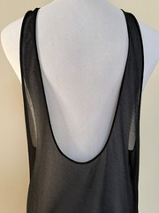 NWT Saint Laurent YSL Runway Scoop Plunging U Sleeveless Tank Top Shirt XS $1650
