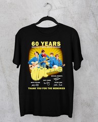 HOT NEW The Monkees band 60th ANNIVERSARY black T-shirt unisex 1T204