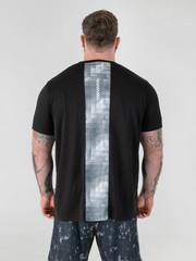 D555 Duke Big Mens Dry Wear T-Shirt Lightweight Reno Mesh Black 2XL-6XL (601921)