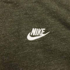 Nike Shirt Mens Large Green Short Sleeve Cotton Crewneck Swoosh Logo Malaysia