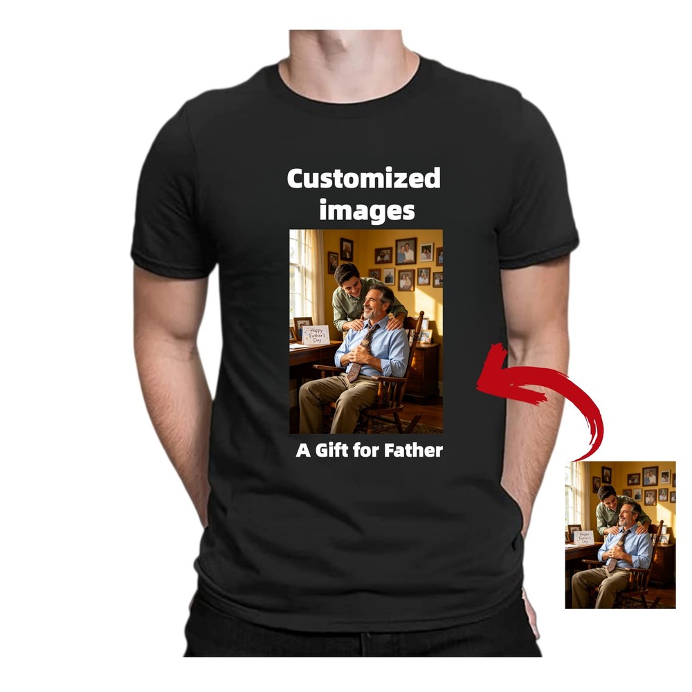 Dad Graphic T-Shirt Custom Customize Image Text Logo Perfect Father’s Day Gift