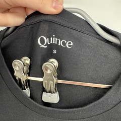 Quince Cotton Modal Crew Neck T-Shirts Pack of 3 size S Men’s in Black