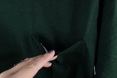 Vtg 90s Streetwear Mens Large Blank Short Sleeve Pocket T-Shirt Hunter Green USA