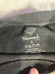 Travis Scott Diamond Supply Co. Collab Small Tshirt Black Colorful Solid Graphic
