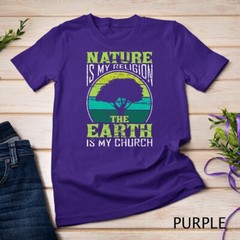 Native American Day Nature Is My Religion Earth Is My Church Unisex T-shirt