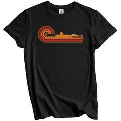 Retro Style Middletown Connecticut Skyline T-Shirt
