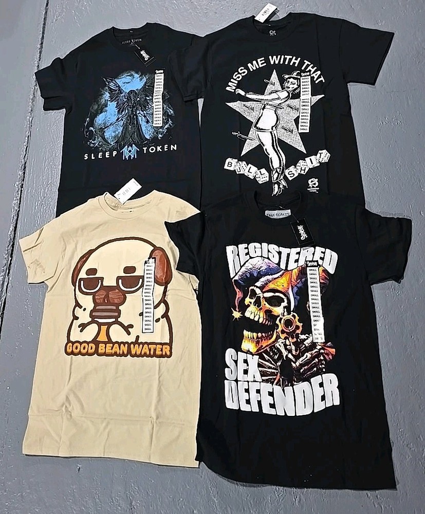 Sleep Token BS Coffee Pug Sex Defender 4pc Lot Small (V)