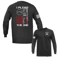 I Plead The 2nd Amendment 1776 We The People Patriotic 2A Long Sleeve Shirt
