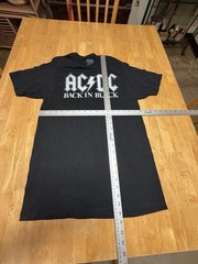 AC/DC Back in Black T-Shirt, Men’s M Size