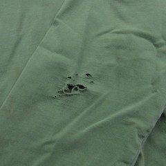Wrangler Shirt Mens Extra Large Green FR Fire Resistant Workwear *Holes
