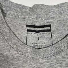 Sean John Shirt Men’s Large Gray Short Sleeve Tee Y2K No Strength Without Unity