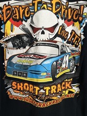 Short Track Racing Experience T-Shirt Tee Black Short Sleeve Crew Neck Mens XL