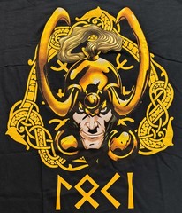 Loki Marvel Comics God of Mischief Long Sleeve T-Shirt Tee Loot Crate Exclusive